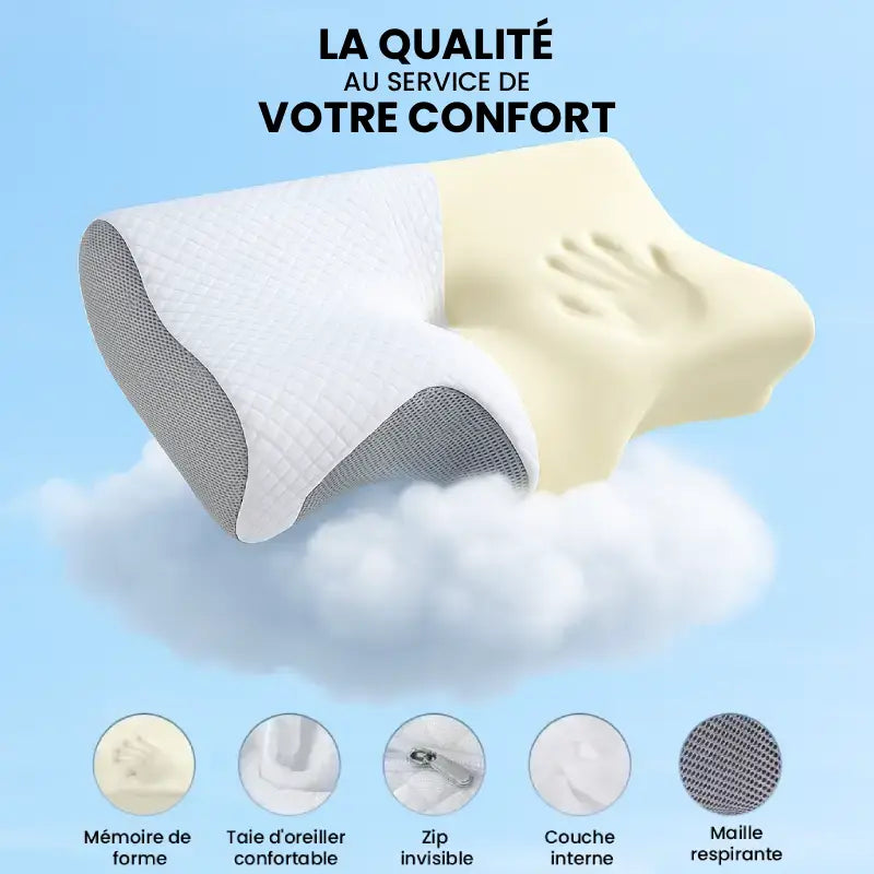 Noctia Confort +™ | Oreiller de soutien cervical